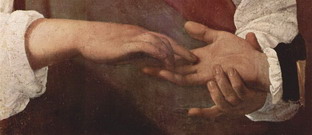 Караваджо (Caravaggio) Микеланджело да (настоящее : Гадалка. Деталь