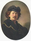 Рембрандт Харменс ван Рейн: Автопортрет с рукой на груди