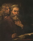 Рембрандт Харменс ван Рейн: Евангелист Матфей и ангел