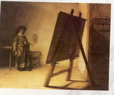 Рембрандт Харменс ван Рейн: Живописец в мастерской