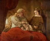 Рембрандт Харменс ван Рейн: Иаков благославляет сыновей