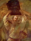 Рембрандт Харменс ван Рейн: Моисей со скрижалями