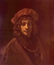 Рембрандт Харменс ван Рейн: Портрет Титуса в красном берете