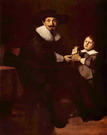 Рембрандт Харменс ван Рейн: Портрет Яна Пелликорна с сыном Каспаром