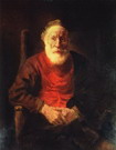 Рембрандт Харменс ван Рейн: Старик в кресле 2