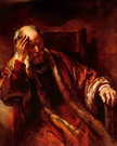 Рембрандт Харменс ван Рейн: Старик в кресле 3
