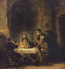 Рембрандт Харменс ван Рейн: Христос в Эммаусе. Фариант