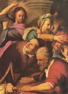 Рембрандт Харменс ван Рейн: Христос, изгоняющий менял из храма