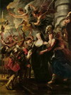 Рубенс  Питер Пауль: Бегство королевы из Блуа. Цикл картин для Марии Медичи