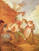 Ватто (Watteau) (Жан) Антуан : Веселье