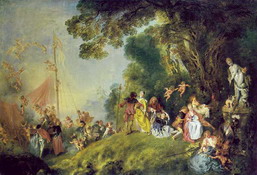 Ватто (Watteau) (Жан) Антуан : Отплытие на Киферу