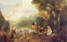 Ватто (Watteau) (Жан) Антуан : Отплытие на остров Киферу. Вариант