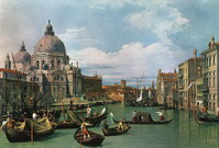 Каналетто (Canaletto) (собств. Каналь, Canal) Джов: Большой канал и собор Санта Мария делла Салюте
