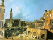 Каналетто (Canaletto) (собств. Каналь, Canal) Джов: Двор каменщика