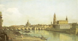 Каналетто (Canaletto) (собств. Каналь, Canal) Джов: Мост в Дрездене