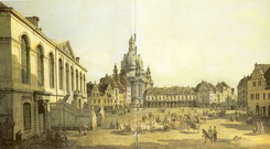 Каналетто (Canaletto) (собств. Каналь, Canal) Джов: Новая площадь в Дрездене