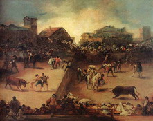 Гойя Франсиско (полное имя Франсиско Хосе де Гойя-: Бой быков