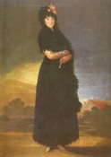 Гойя Франсиско (полное имя Франсиско Хосе де Гойя-: Портрет маркизы де ла Мерседес