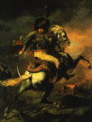 Жерико (Gericault) Теодор : Офицер конных егерей императорской гвардии