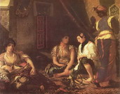 Делакруа (Delacroix) Эжен : Алжирские женщины