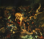 Делакруа (Delacroix) Эжен : Битва при Тайбурге