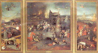 Босх (Bosch; собственно ван Акен, van Aeken) Иероним (Хиеронимус): Искушение Св.Антония. Триптих
