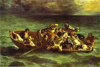 Делакруа (Delacroix) Эжен : Кораблекрушение Дон Жуана