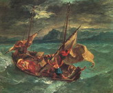 Делакруа (Delacroix) Эжен : Море Галилеи