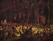 Делакруа (Delacroix) Эжен : Убийство льежского епископа