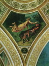 Делакруа (Delacroix) Эжен : Фреска. Гесиод и Муза. Бурбонский дворец