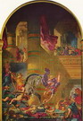 Делакруа (Delacroix) Эжен : Фреска. Изгнание Илиодора из храма. Церковь св. Сульпиция. Капелла Ангела