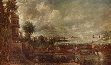 Делакруа (Delacroix) Эжен : Вид на мост Ватерлоо со ступеней Уайтхолла