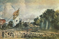 Делакруа (Delacroix) Эжен : Праздник в честь победы при Ватерлоо