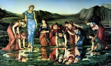 Берн-Джонс (Burne-Jones) Эдуард Коли: Зеркало Венеры