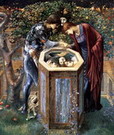 Берн-Джонс (Burne-Jones) Эдуард Коли: Зловещая голова Медузы