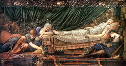 Берн-Джонс (Burne-Jones) Эдуард Коли: Шиповник. Спящая принцесса