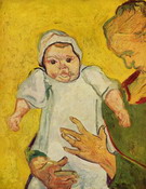 Ван Гог (van Gogh) Винсент : Августина Рулен с  сыном