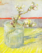 Ван Гог (van Gogh) Винсент : Ветка цветущего миндаля