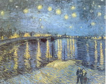 Ван Гог (van Gogh) Винсент : Звездная ночь. Арль