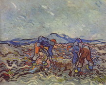 Ван Гог (van Gogh) Винсент : Крестьяне за работой