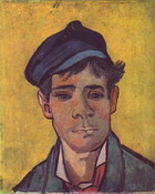Ван Гог (van Gogh) Винсент : Молодой человек в кепи