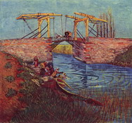 Ван Гог (van Gogh) Винсент : Мост Англуа. Вариант 2