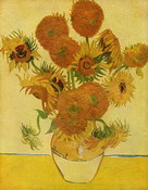 Ван Гог (van Gogh) Винсент : Натюрморт с подсолнухами