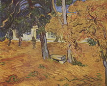 Ван Гог (van Gogh) Винсент : Парк госпиталя Сен-Поль в Сен-Реми