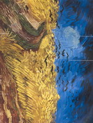 Ван Гог (van Gogh) Винсент : Поле пшеницы с воронами