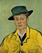 Ван Гог (van Gogh) Винсент : Портрет Армана Рулена. Вариант