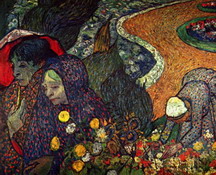 Ван Гог (van Gogh) Винсент : Прогулка в Арле. Воспоминание о саде в Эттене