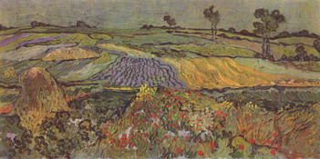 Ван Гог (van Gogh) Винсент : Равнина близ Овера