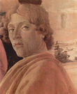 Боттичелли (Botticelli) Сандро (наст. Алессандро Ф: Автопортрет. Фрагмент алтарной композиции Поклонение волхвов