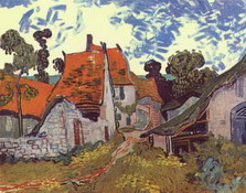 Ван Гог (van Gogh) Винсент : Улица в Овере